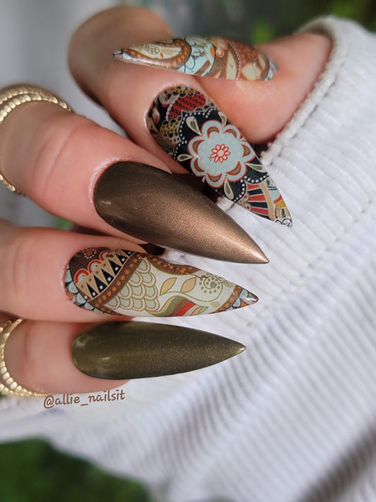 Boho Transfer Foil Overlay Set #1