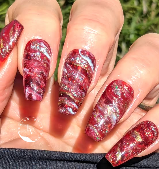 Marble Cabernet Jelly, Romantique, Red Alert, Gold Glitz, Toffee Tech, Diva Gel Mani - HEMA, HPMA, TPO Free