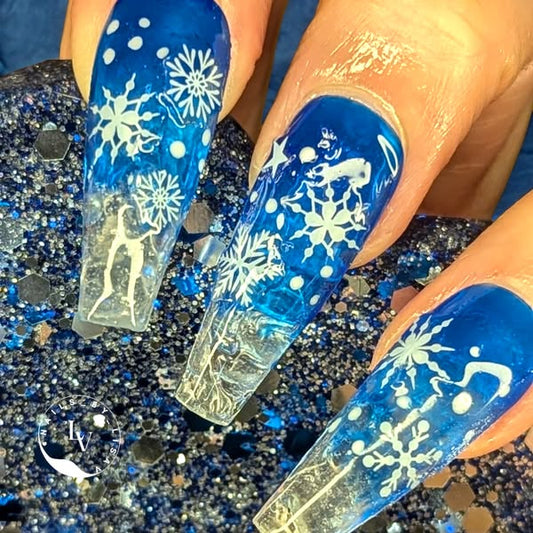 Clear Non-Sticky Builder Gel And Blueberry Jelly Gel - HEMA, HPMA and TPO Free