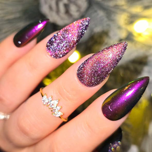 Cosmos Cat Eye Gel Mani - Reflective Cat Eye - HEMA HPMA TPO Free