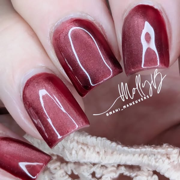 Burgundy Mist Cat Eye Gel - HEMA HPMA TPO Free