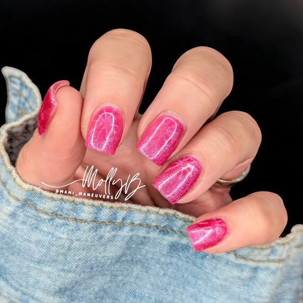 Exotic Pink Neon Cat Eye Gel - HEMA, HPMA, TPO Free