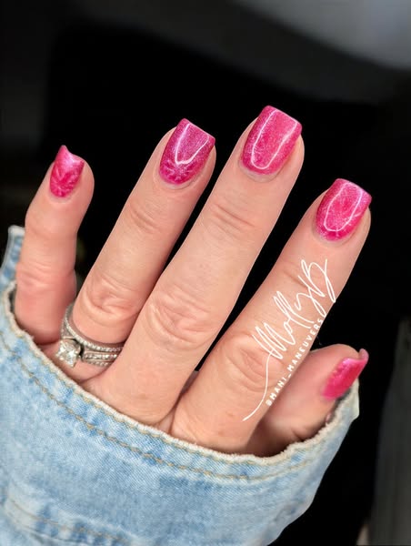 Exotic Pink Neon Cat Eye Gel - HEMA, HPMA, TPO Free