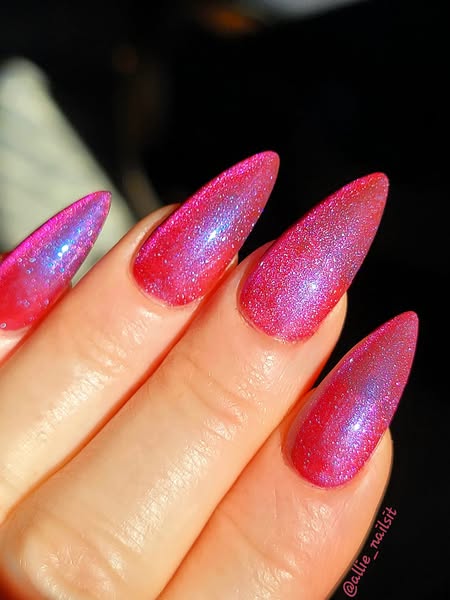 Prism Aurora Pearl Cat Eye Gel Mani - HEMA, HPMA, TPO Free