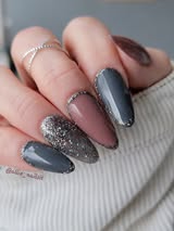 Storm, Truffle & Smoke Glitz Gel Mani - HEMA, HPMA, TPO Free