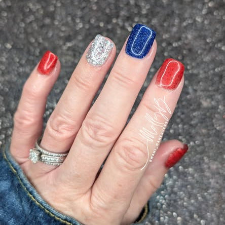 ULTRA Cherry Bomb Glitter Gel & Original Party Blues Reflective Glitter Gel, Original Smoke Glitz Glitter Gel - HEMA, HPMA, TPO Free