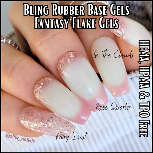 Fantasy Flake Glitter Gel Polish Collection - HEMA, HPMA, TPO Free