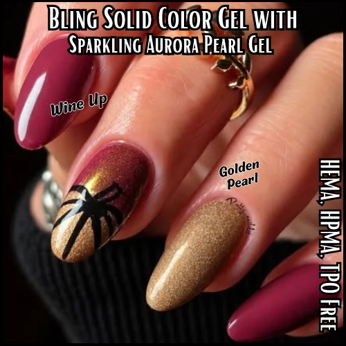 ULTRA Golden Pearl Sparkling Aurora Gel - HEMA, HPMA, TPO Free