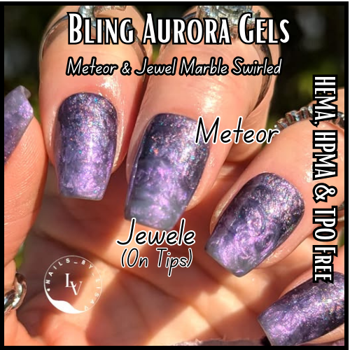 Olinda, Jewele, Trixy, Tybella - Aurora Pearl Shimmer Gel  - HEMA, HPMA, TPO Free