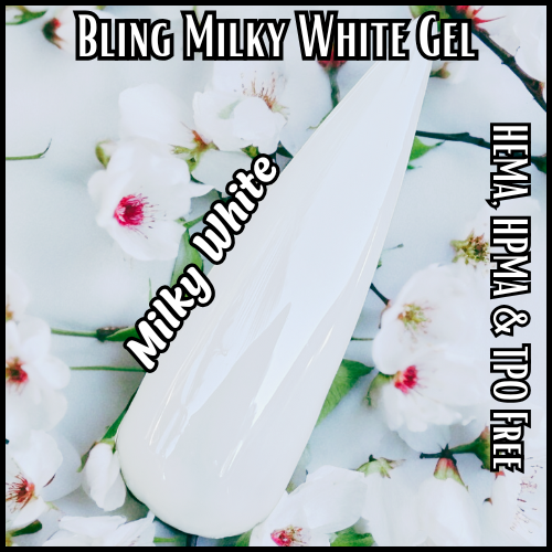 Milky White Solid Gel - HEMA, HPMA, TPO Free