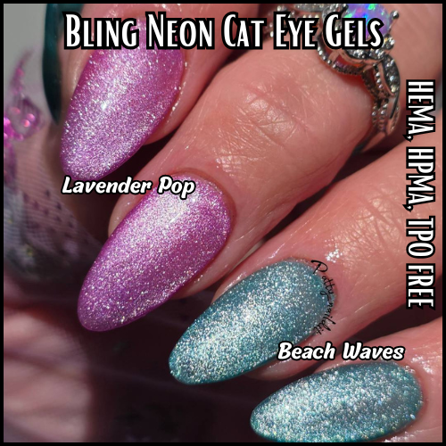 Lavender Pop Neon Cat Eye Gel - HEMA, HPMA, TPO Free
