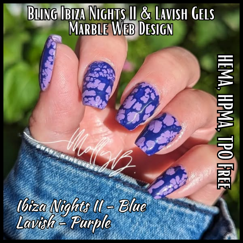 Purple Gels - Venus, Lavish Lavender, Wine Down, Scandal - HEMA, HPMA, TPO Free
