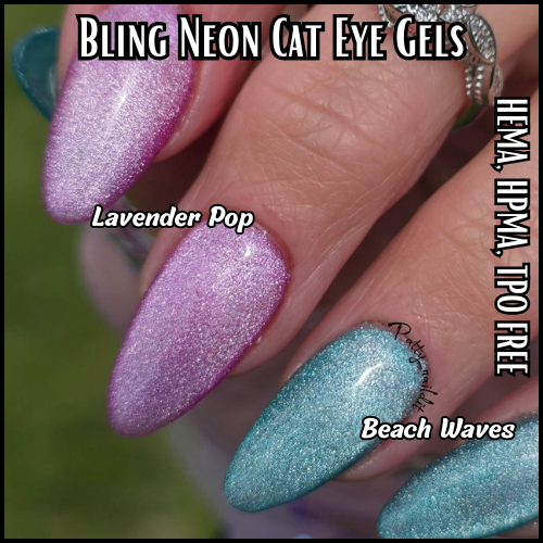 Lavender Pop Neon Cat Eye Gel - HEMA, HPMA, TPO Free