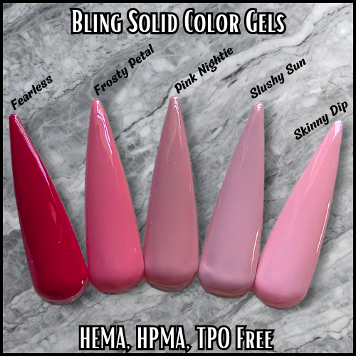 ULTRA Skinny Dip Solid, Cotton Candy Platinum Fine Glitter Gel Mani with Aurora Mermaid #1 Chrome - HEMA HPMA TPO Free