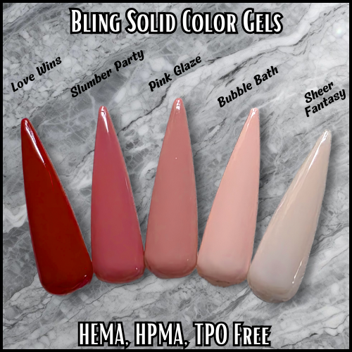 ULTRA Pink Glaze Solid Color Gel - HEMA HPMA TPO Free