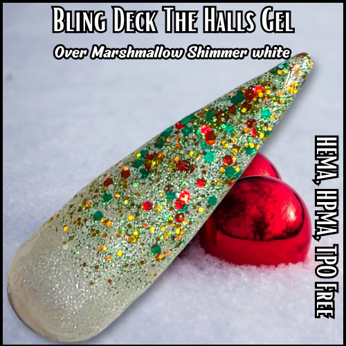 Deck The Halls Glitter Gel - HEMA, HPMA, TPO, 30 Free