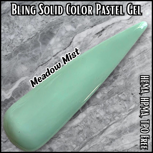 ULTRA Daffodil Dreams, Petal Kiss, Wisteria Silk, Dreamsicle, Meadow Mist, Blue Without You, Pastel Solid Color Gels - HEMA HPMA TPO Free