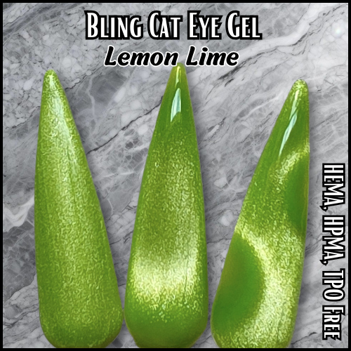 ULTRA Lemon Lime Neon Cat Eye - HEMA, HPMA, TPO Free