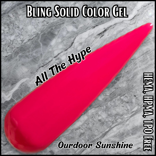 ULTRA All the Hype Neon Solid Color Gels - HEMA, HPMA, TPO Free