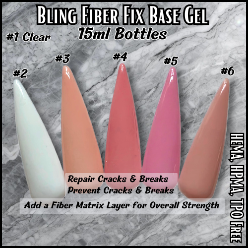 ULTRA Fiber Fix #2 Base Gel, 15 ml Bottle - HEMA, HPMA, TPO Free