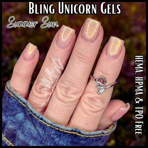 Summer Sun Unicorn Gel Mani - HEMA, HPMA, TPO Free