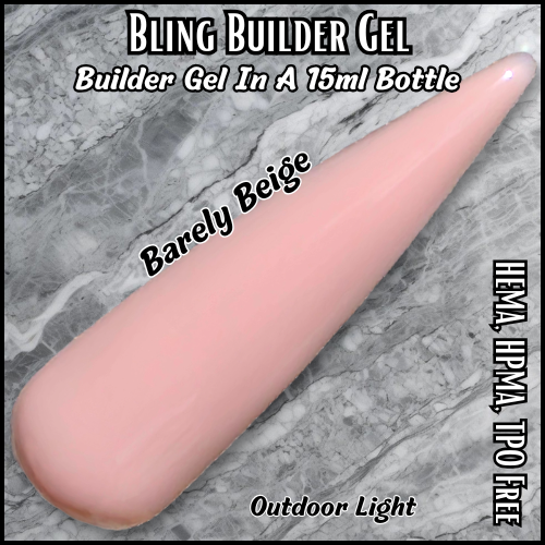 ULTRA Barely Beige Builder Gel in Bottle - HEMA, HPMA, TPO Free