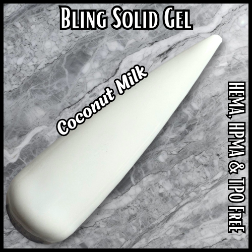Coconut Milk Solid Gel - HEMA, HPMA, TPO Free