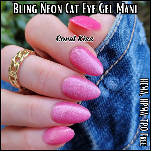 ULTRA Coral Kiss Neon Cat Eye - HEMA, HPMA, TPO Free