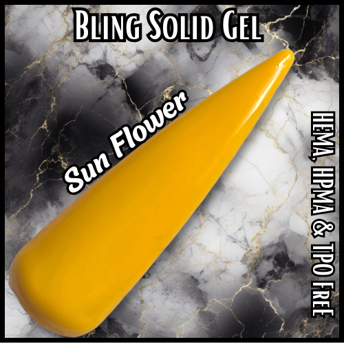 Sun Flower Solid Color Gel - HEMA, HPMA, TPO Free