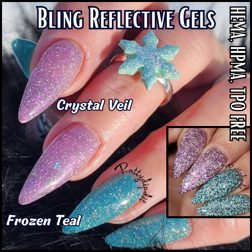 Crystal Veil Reflective Iridescent Holographic Gel - HEMA, HPMA, TPO Free