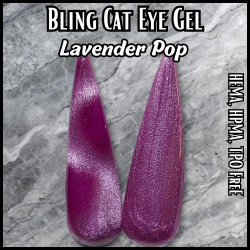 Lavender Pop Neon Cat Eye Gel - HEMA, HPMA, TPO Free