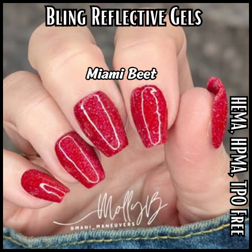 ULTRA Miami Beet Reflective Gel Mani - HEMA, HPMA, TPO Free