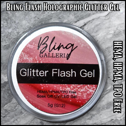Cranberry Crush Glitter Gel - HEMA, HPMA, TPO Free