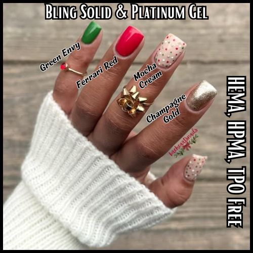 Champagne Gold Platinum Gel - HEMA HPMA TPO Free