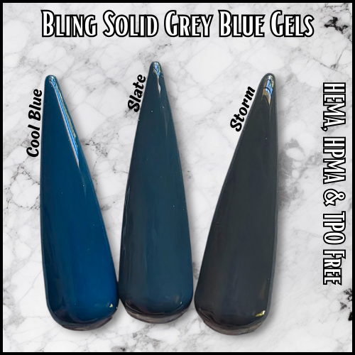 Cool Blue Solid Gel - HEMA, HPMA, TPO Free