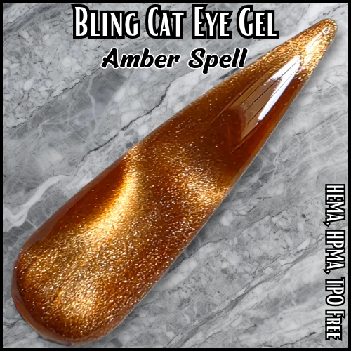 ULTRA Amber Spell Cat Eye Gel - HEMA, HPMA, TPO Free