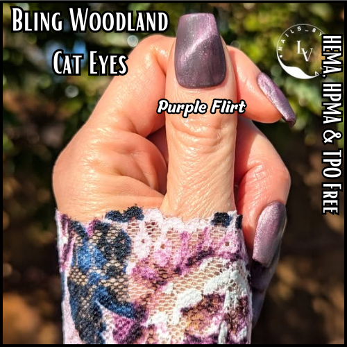 Purple Flirt - Woodland Cat Eye Gels - HEMA, HPMA, TPO Free