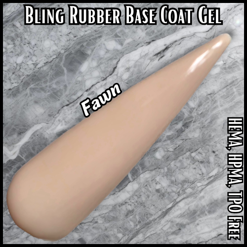 ULTRA Fawn Rubber Base Gel - HEMA, HPMA, TPO Free