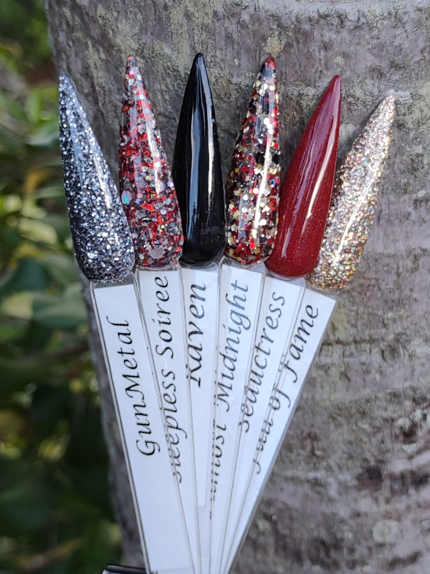 No Resolutions Allowed Collection / Almost Midnight, Sleepless Soiree, Fall of Fame, Gun Metal, Raven, Gun Metal / Glitter / Solid / Acrylic