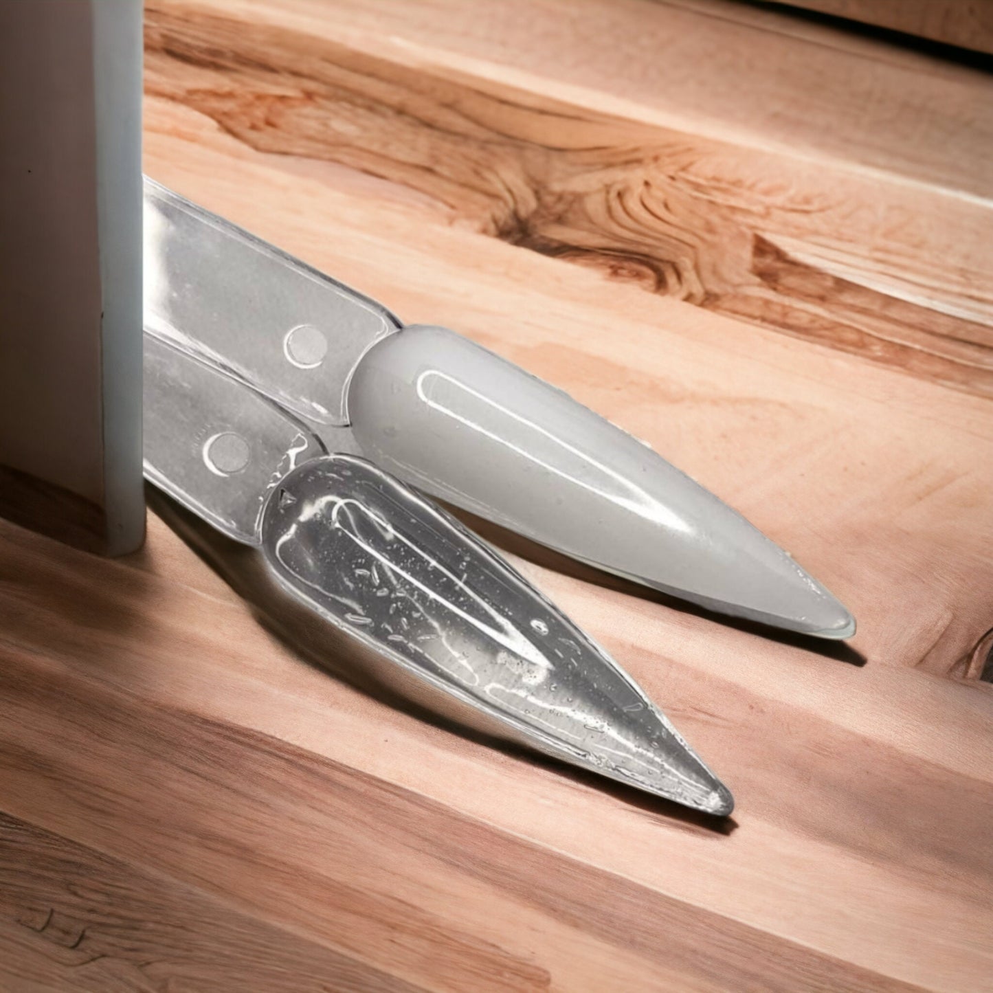 Non-Sticky Builder Gel- Clear & Milky White - HEMA, HPMA, TPO Free