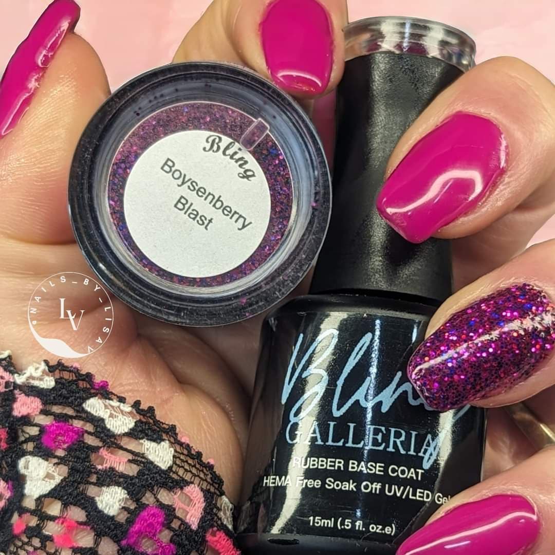 GrapeBerry Rubber Base Gel in Bottle | GrapeBerry | HEMA, HPMA, TPO Free uv/led | 15ml | Soak Off | Clear | Non-Yellowing | Gel Nai