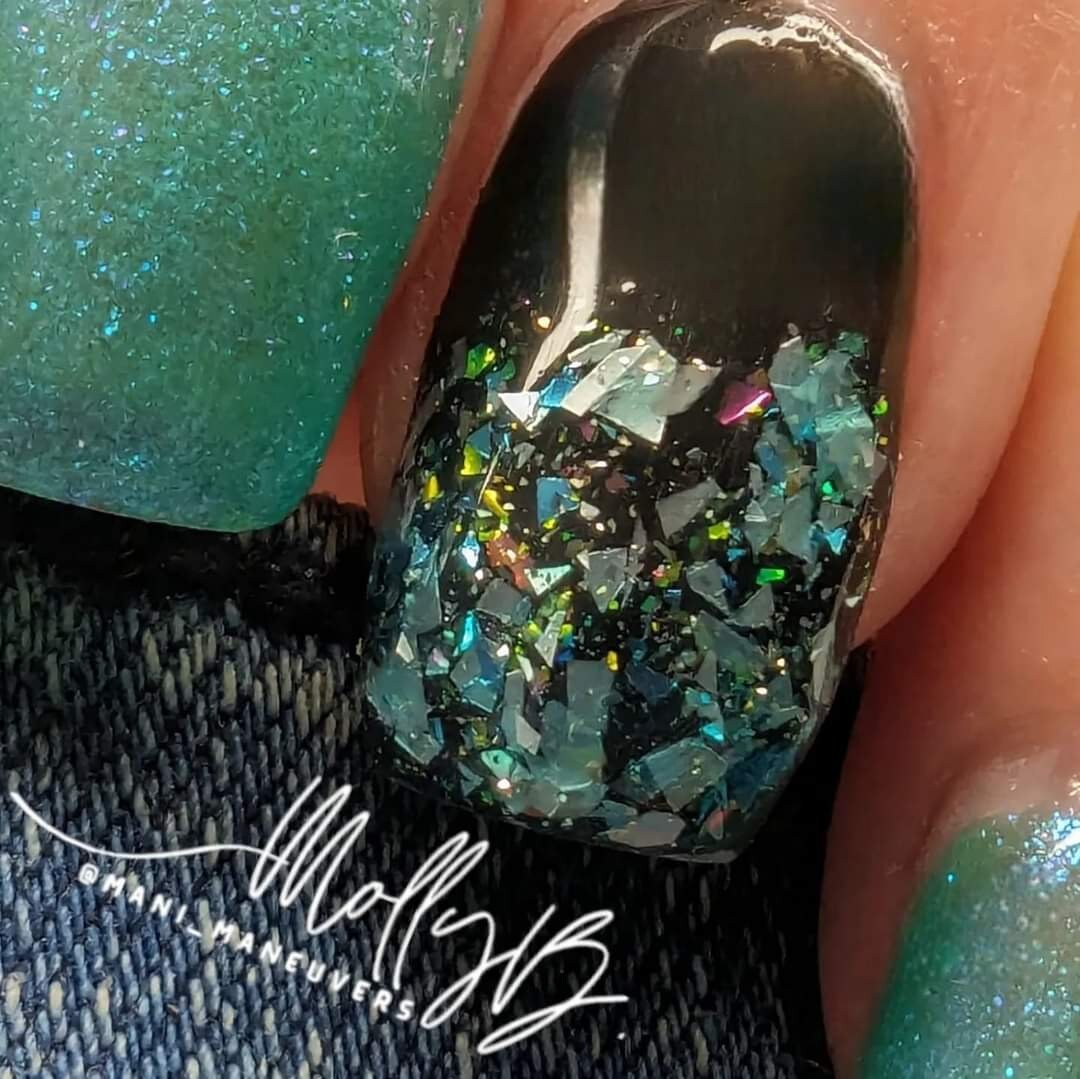 Teal Unreal, Tea Treasure, Vixen | Micro Flake Gel, Glitter | 30 Free | HEMA, HPMA, TPO Free uv/led | 15ml | Soak Off |