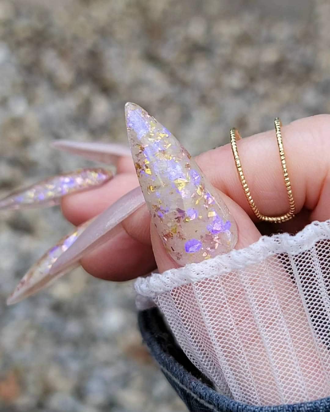 Taupe-Less Beach Shimmer Rubber Gel with Ethereal Iridescent Glitter | HEMA, HPMA, TPO, 30 Free uv/led | 15ml | Gel Nails