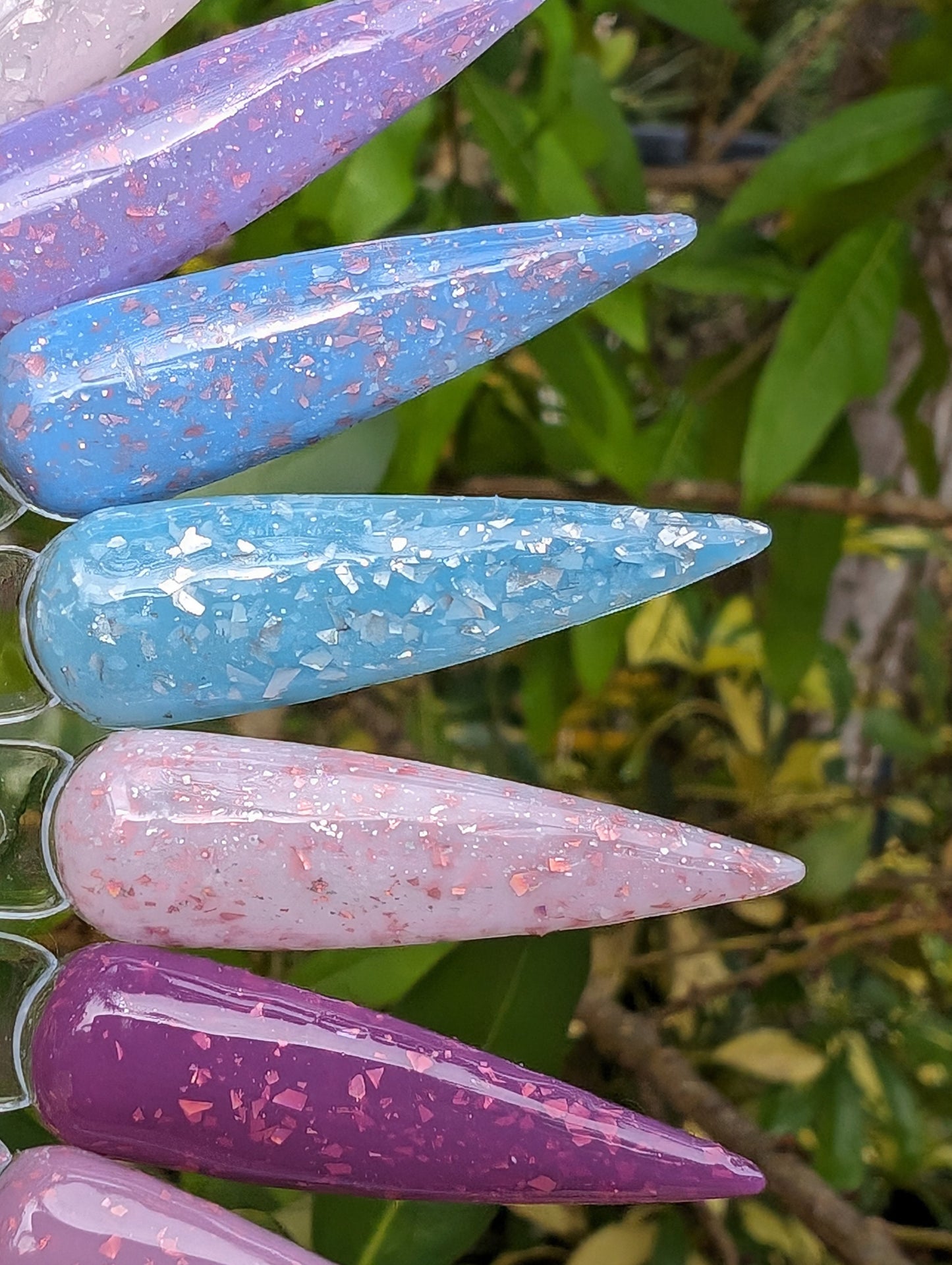 Impulse | Rubber Base Gels with Flakes | HEMA, HPMA, TPO, 30 Free uv/led | 15ml | Soak Off |