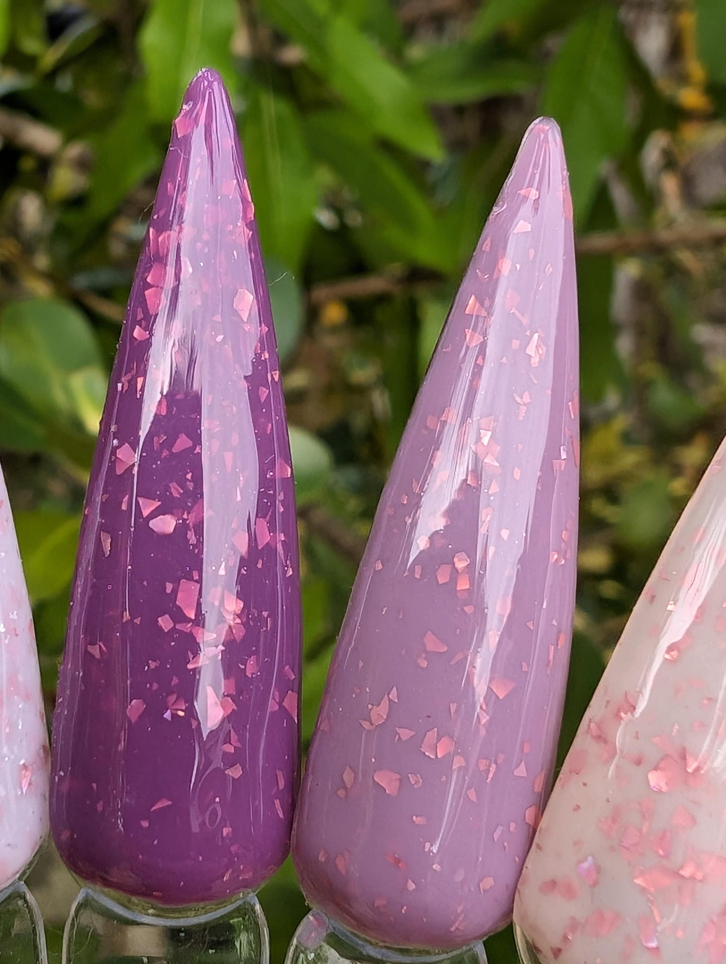 Glam | Rubber Base Gels with Flakes | HEMA, HPMA, TPO Free uv/led | 15ml | Soak Off |