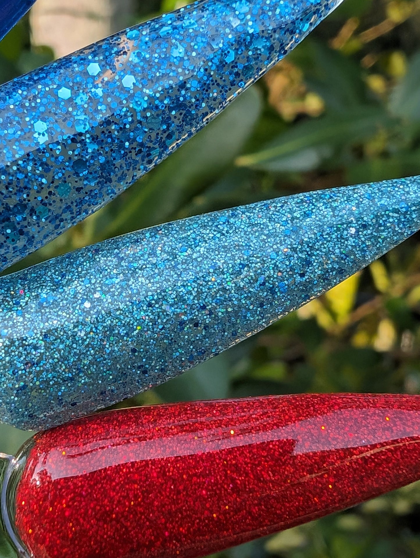 Glitter & Jelly Gels | Cherry Bomb, Summer Daze, Blue Diamonds, Blueberry Jam (Jelly) | HEMA, HPMA, TPO, 30 Free uv/led | 15ml | Soak Off |