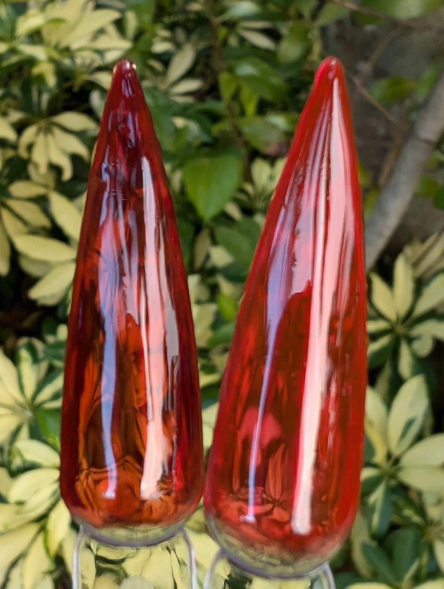 Red Jelly Gels | Cabernet and Red Hot Chili | HEMA, HPMA, TPO, 30 Free uv/led | 15ml |