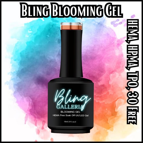 Neon Blooming Gel Mani | HEMA, HPMA, TPO, 30 Free uv/led | Nail Art | 15ml | Soak Off |