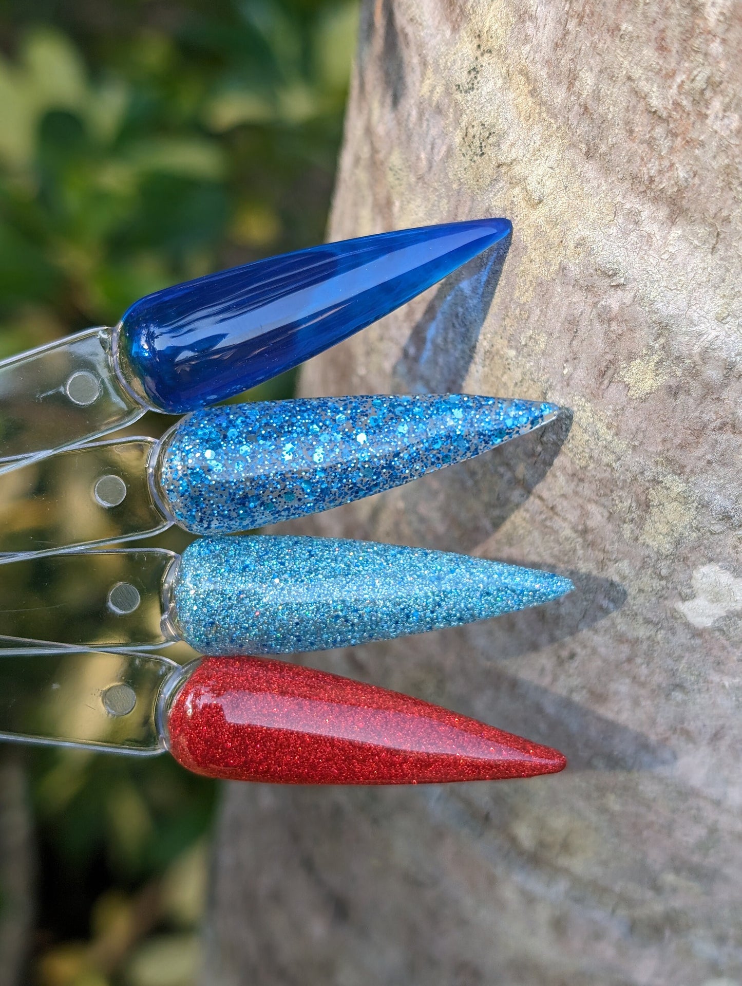 Glitter & Jelly Gels | Cherry Bomb, Summer Daze, Blue Diamonds, Blueberry Jam (Jelly) | HEMA, HPMA, TPO, 30 Free uv/led | 15ml | Soak Off |