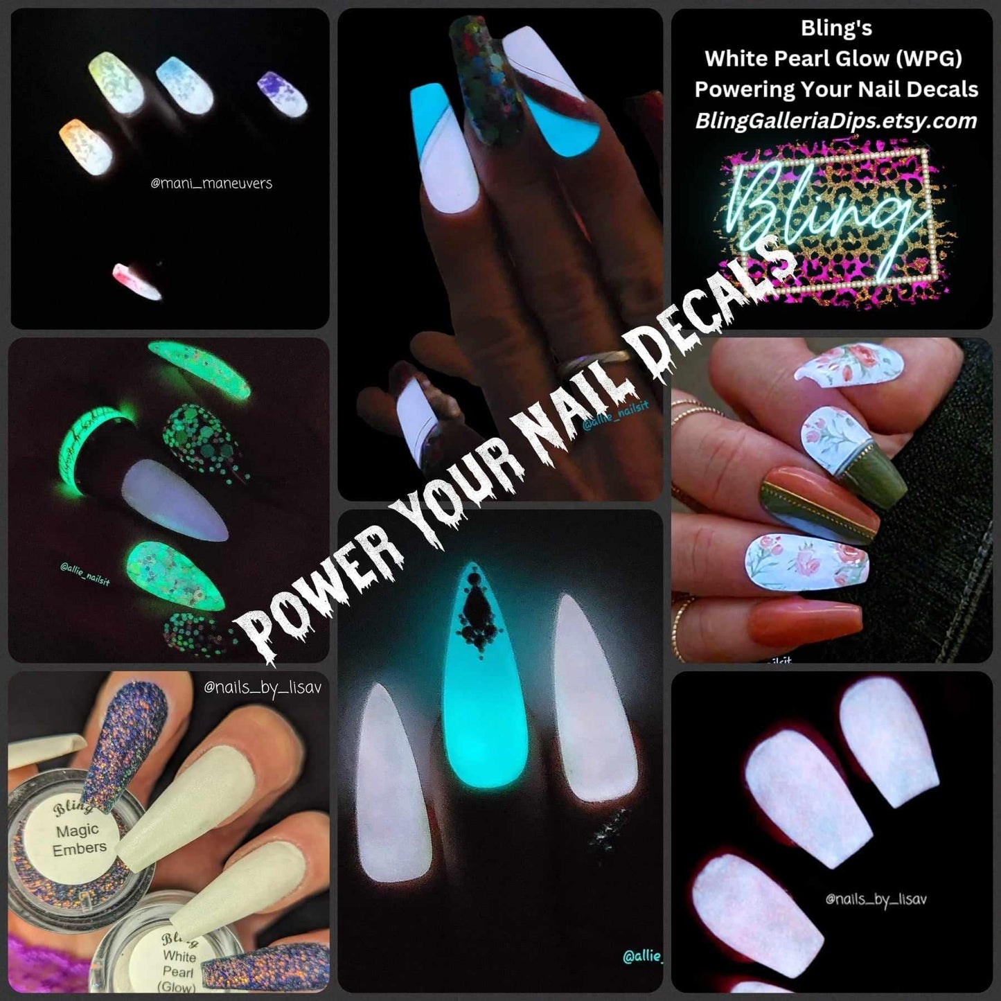 Olive Sahara Flowers Mani | Transfer Foil Flowers | White Pearl Glow and Olive Branch Dips | Sahara Sunset Gel | HEMA, HPMA, TPO Free |